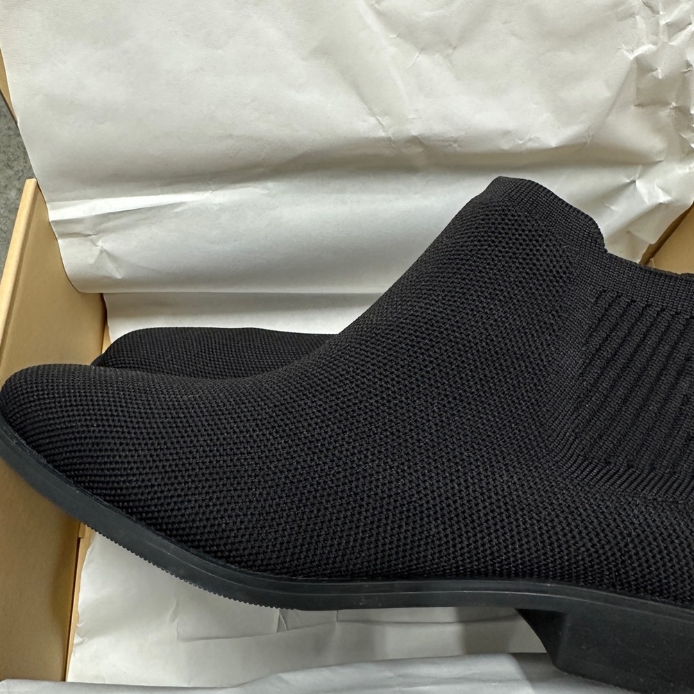 VIVAIA Ladies Slip-On Square-Toe Chelsea Ankle Boots - Picture 3 of 5